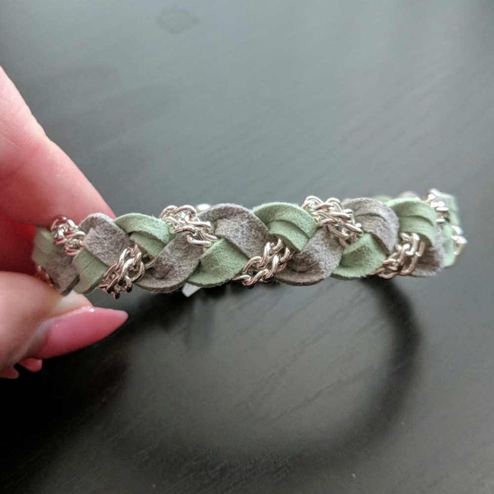 MikayLove Suede Braided bracelet